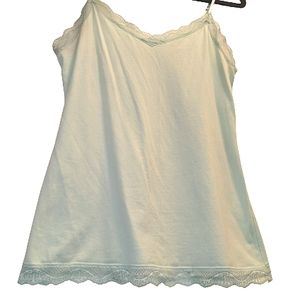 Last chance! New York & Co Lace Trim Y2K Style Spaghetti Strap Tank Top Camisole